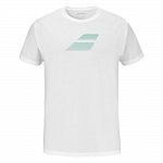 Babolat Exercise Big Flag Tee White